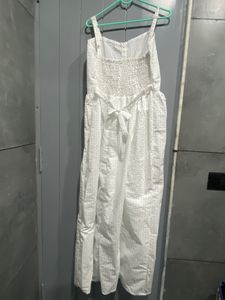 White Dress Free Size