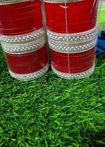 ♥️ RED Punjabi Chhuda Set For Womens