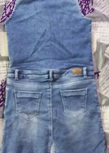 Denim Button-Down Dress