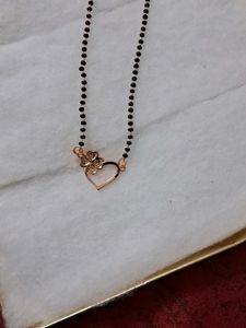 Heart &amp; Clover Mangalsutra Necklace