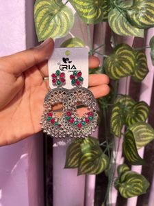 Boho Chic Silver Earrings