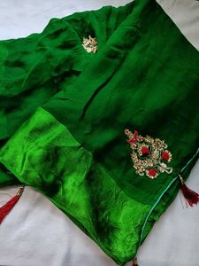 Green Saree