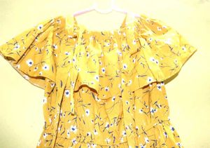 Floral Tie-Up Dress