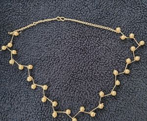 Korean Zigzag Pearl Necklace