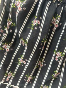 Floral Striped Shorts