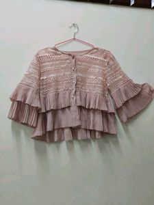 Lace Ruffle Top