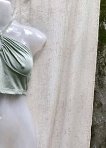 43108. Sage Green Halter Top