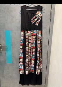 Elegant Floral Patchwork Dress