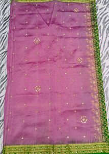 Zardoji Maggam Work Design Saree