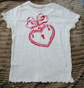 Cute White Zudio Tee