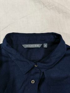 Navy Button-Down Shirt