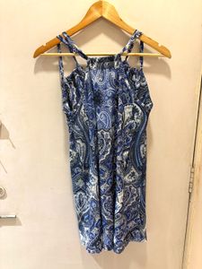 Beautiful Blue Paisley Cami Top