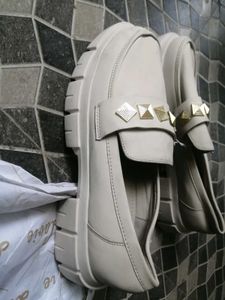 Stylish White Loafers