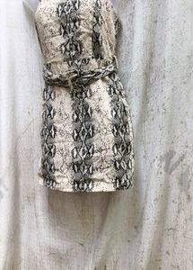 48108. Snakeskin Print Dress