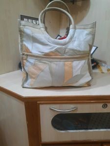 Patchwork Leather Tote Bag