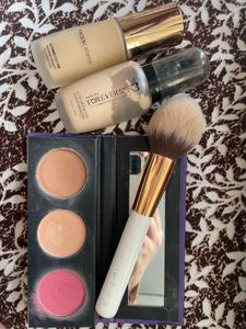 Makeup Bundle: Foundations, Blush Palette & Brush