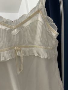 White Coquette Top/Camisole