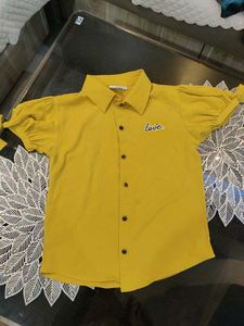 Yellow &#39;Love&#39; Top