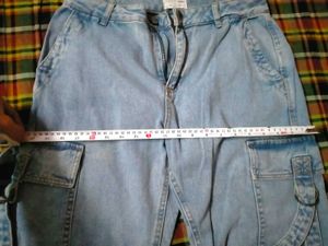 Light Blue Cargo Jeans