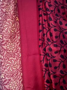 Floral Printed Unstitched Dress Material