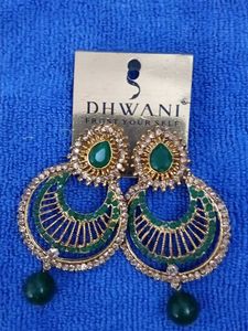 DHWANI Green Earrings