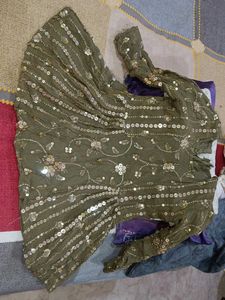 Pure Chiffon Heavy Mastani Dress For Girl