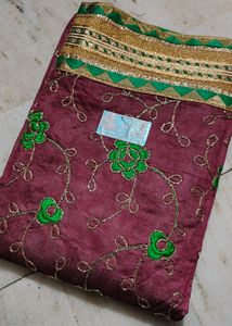 Purple Green Suit Material