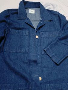 Navy Blue Denim One Peice