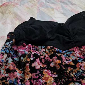Y2k Floral Mesh Long Sleeve Top