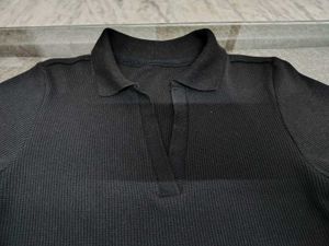 Black Polo Top