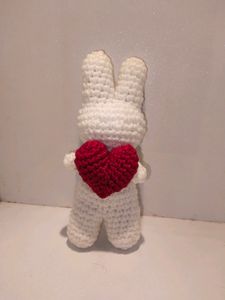 Bunny With Heart Keychain ❤️