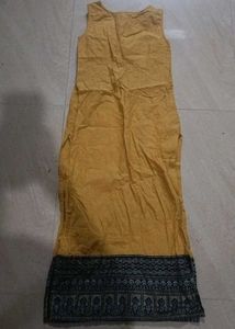 Ethnic Mustard Kurta Dress