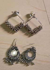 Combo Earings, Unused (Pack Of 2)