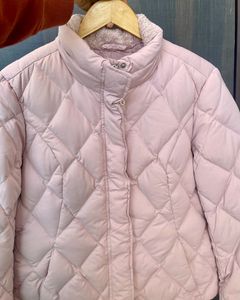 Pink Quilted Puffer Jacket