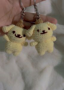 Handmade Crochet Amigurumi Keychain Or Bag Charms