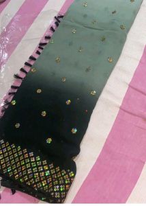 DESIGNER SAREE WITH BLOUSE PIECE (TOTALLY NEW)