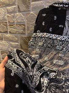 H&amp;M Bandana Print Short Sleeve Shirt