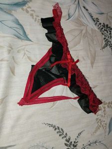 Red N Black Thong ❤️‍🔥