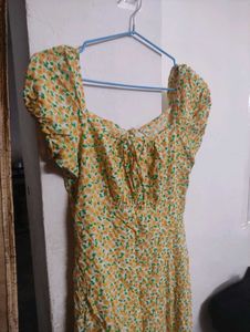 Floral Print Midi Dress