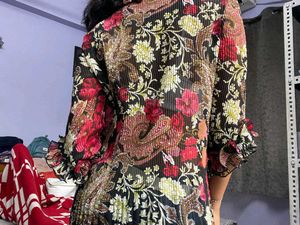 Floral Ruffle Blouse