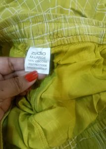 Green Checked Palazzo