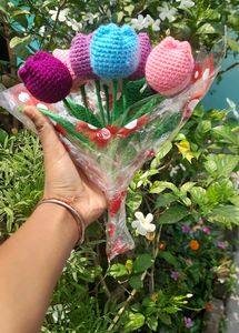 Crochet Tulip Bouquet 🌷