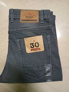 Vintage Grey Denim Jeans