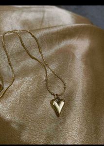 PALMONAS 18KT Gold Plated Heart Necklace