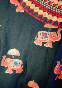 SHORT RAJASTHANI STYLE KURTI FOR FESTIVAL!!