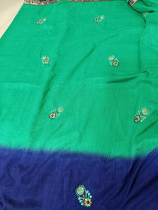 Border Saree With Blouse