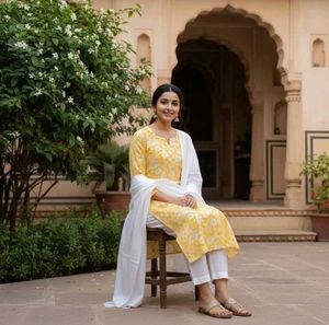 Elegant Yellow Kurta