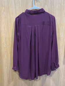 Elegant Purple/Burgandish Blouse