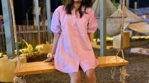 LAVENDER SHIRT DRESS