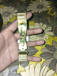 Gold Tone Diamond Watch